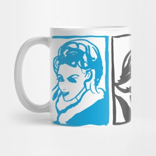 Female faces Mug